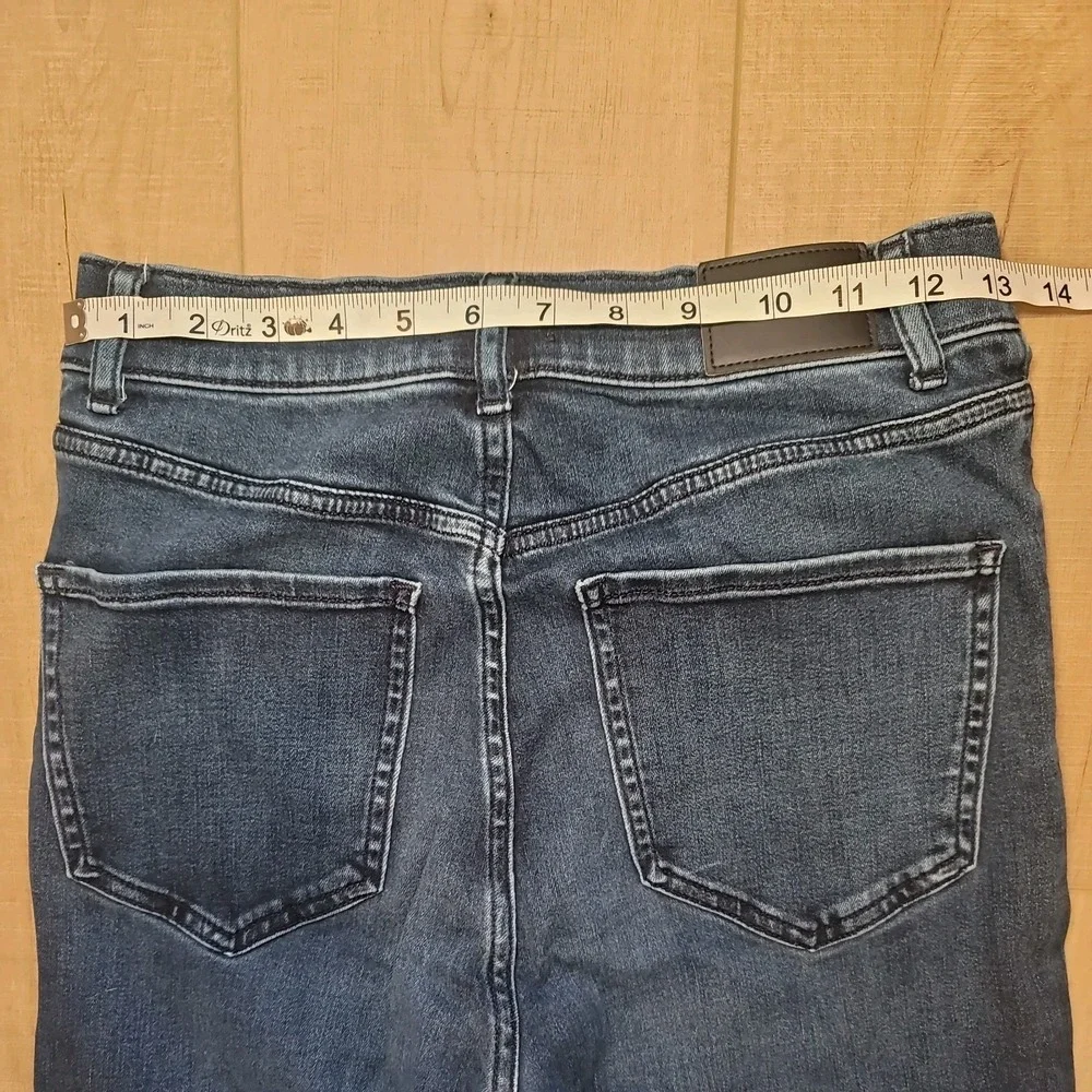 Express High Rise Bell flare Jeans Women's 4 - Picture 5 of 7